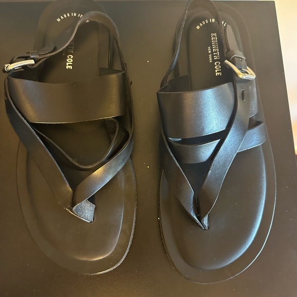 Kenneth Cole Black Men's Sandals - Picture 1 of 6